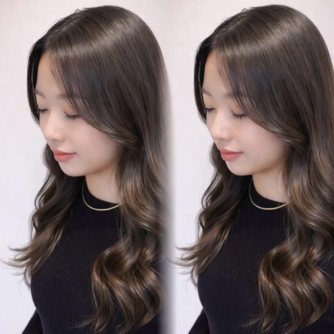 ロング カラー ヘアアレンジ アディクシーカラー オレンジ 錦糸町駅前サロン🎀 髪質改善千早のヘアスタイル