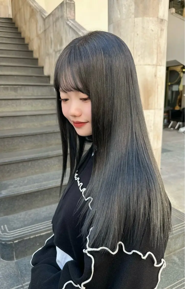カラー ブリーチ ダブルカラー ブリーチなしカラー ヘアカラー トリートメント ヘッドスパ 韓国系レイヤー特化 hiroのヘアスタイル