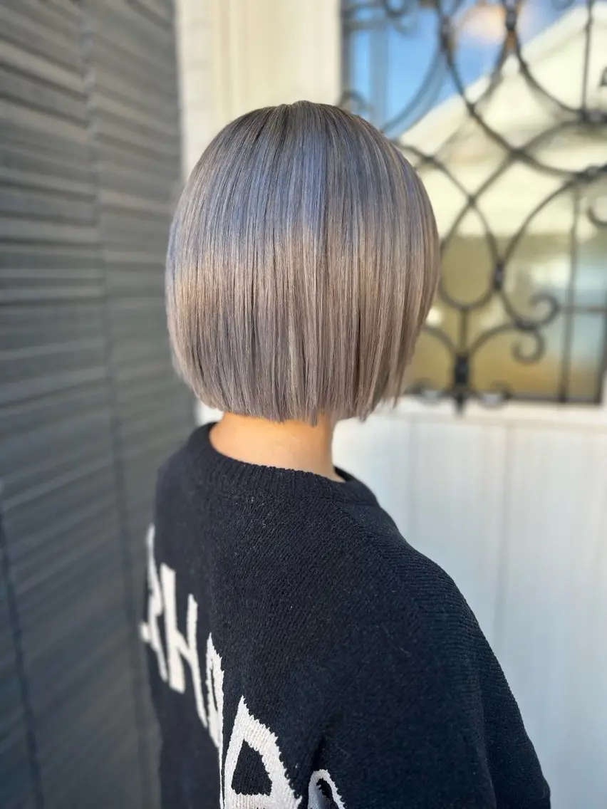 ダブルカラー＋追いブリーチ＋ケアトリートメント＋スタイリングの写真