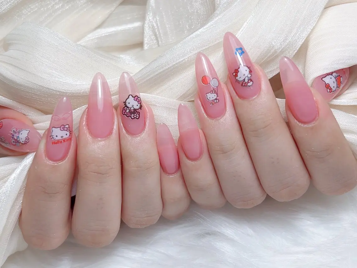 ネイル ハンドネイル M 🌷Nail 長さだし専門店のネイルデザイン
