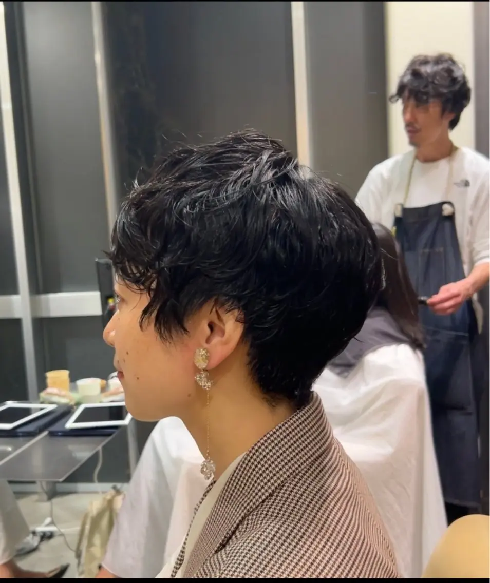 ショート ボブ 似合わせカット ショートヘア バタフライレイヤー/ ニシトモユキのヘアスタイル