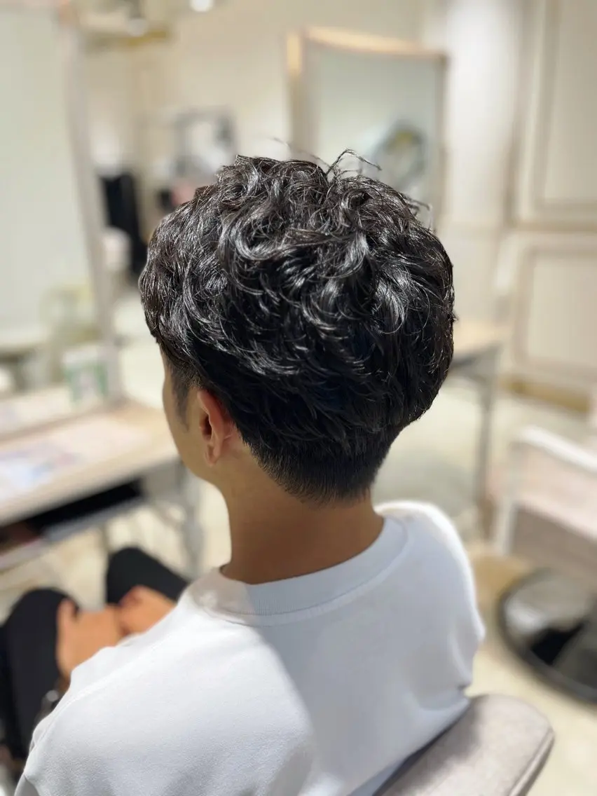 メンズ メンズパーマ カット パーマ 髪質改善特化/ Kanataのヘアスタイル
