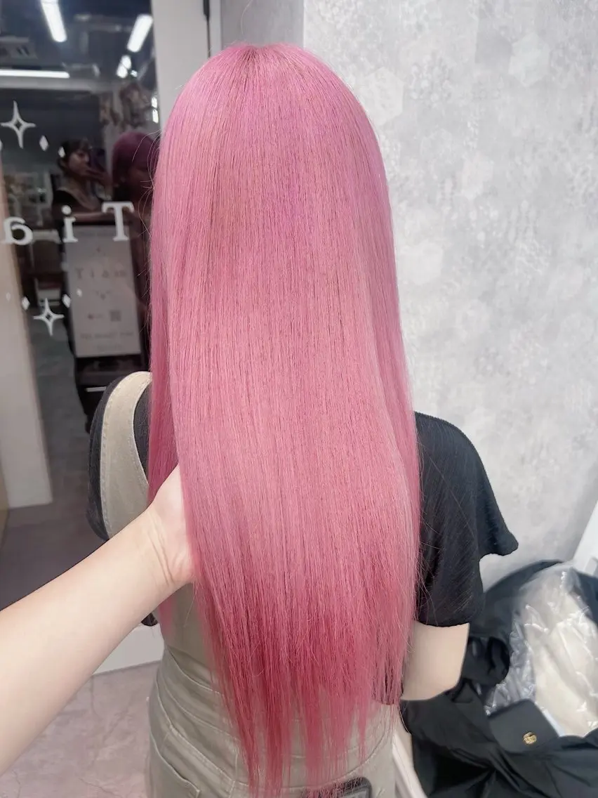 ロング カラー カット ヘアカラー トリートメント 💕ブリーチ/ヘアメ 🎀YUUKAのヘアスタイル