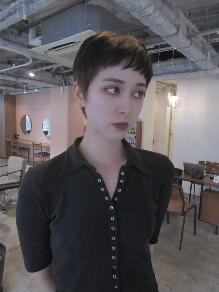 ショート ショートボブ ボブ ショートヘア yu maのヘアスタイル