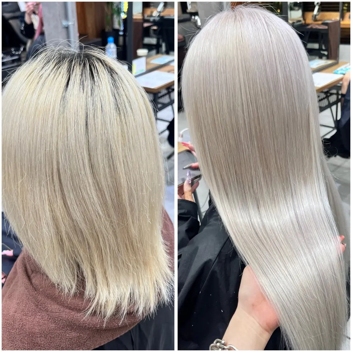 ロング カラー シールエクステ ハイトーンカラー エクステ ヘアカラー トリートメント MAKO ❤️‍🔥NEXTのヘアスタイル