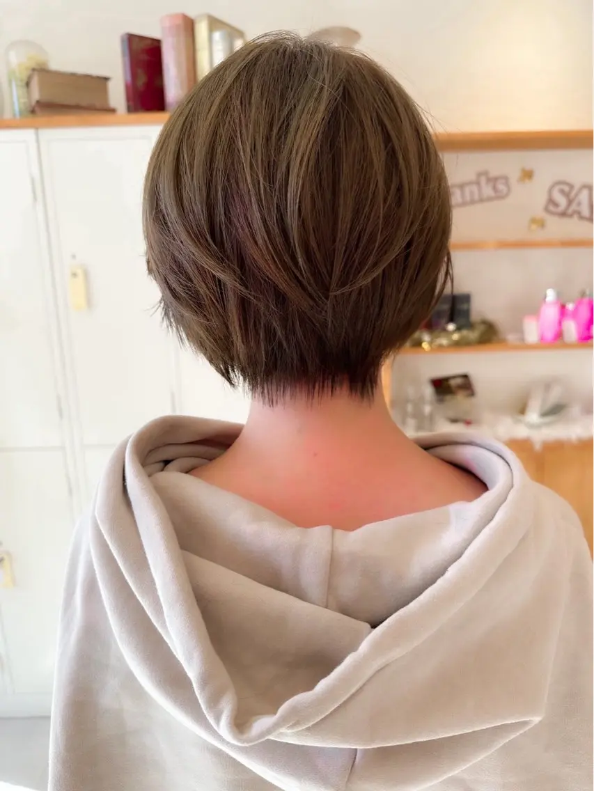 ショート 上田 皇明のヘアスタイル