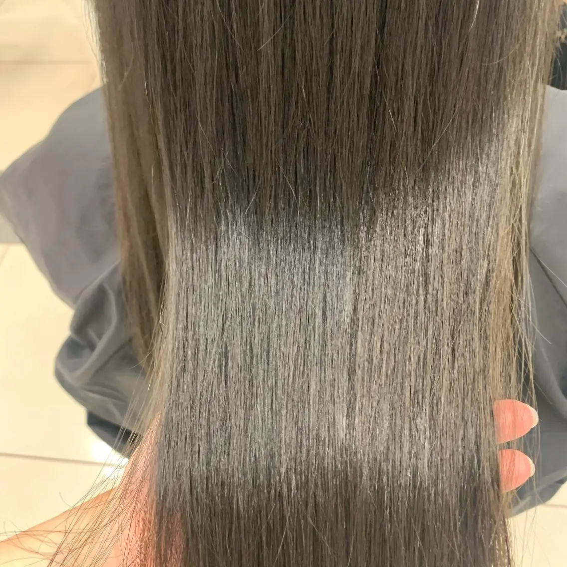 ロング カラー カット ヘアカラー トリートメント ウスイ ハルカのヘアスタイル