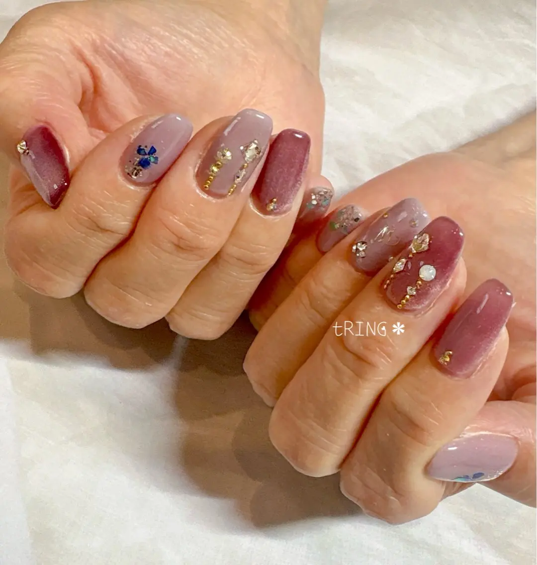 ネイル ハンドネイル tRING* しいの木台のネイルデザイン