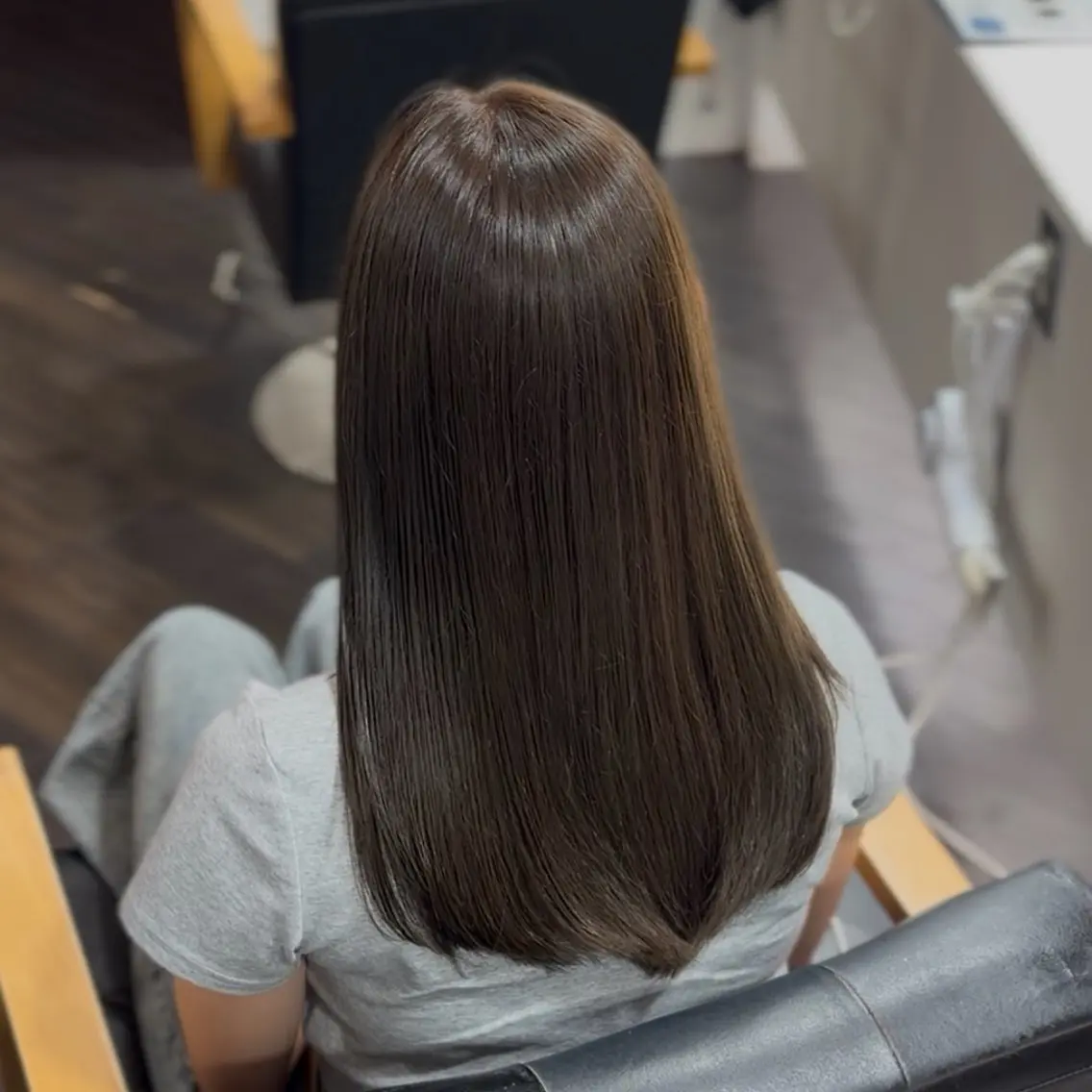 ロング カラー オリーブカラー トリートメント ヘアカラー 🔥YUSEI 🔥のヘアスタイル