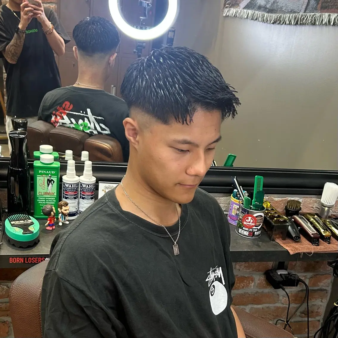 ショート メンズ カット 💈針金パーマ/ ソフトアフロ💈望愛のヘアスタイル