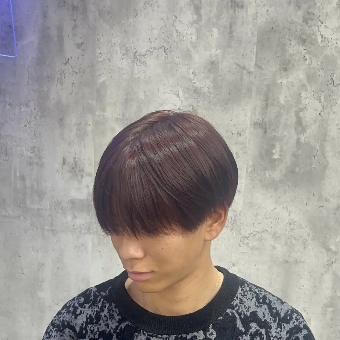 カラー 🇰🇷ダウンパーマ 毛流れヘア🪽藤原のヘアスタイル