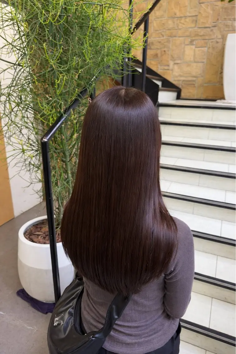 ロング カラー ヘアカラー rino️🩵 透明感カラーのヘアスタイル
