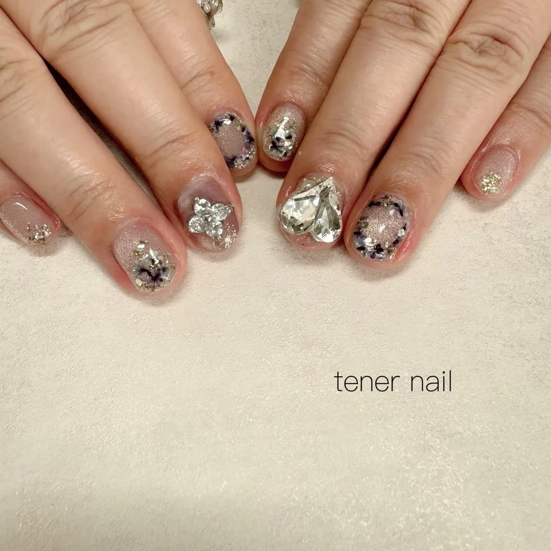 ネイル フラワーネイル ハンドネイル テネルネイル tener nailのネイルデザイン