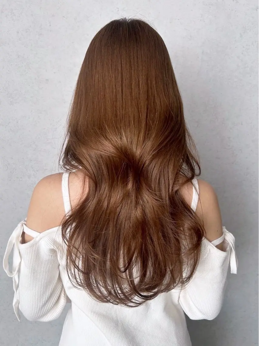 ロング たにぐち はるかのヘアスタイル