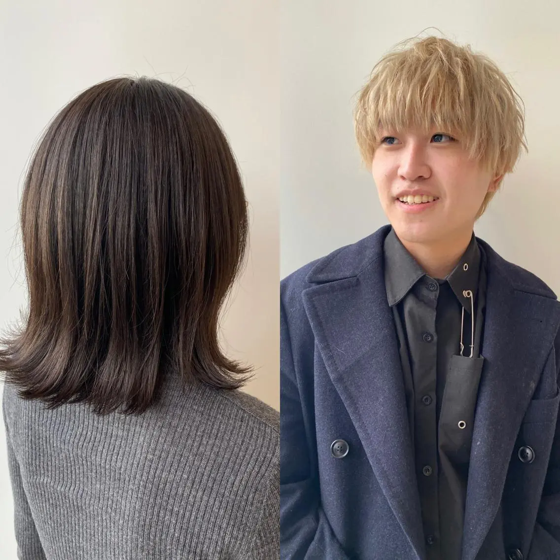 ミディアム ノザキ リョウスケのヘアスタイル
