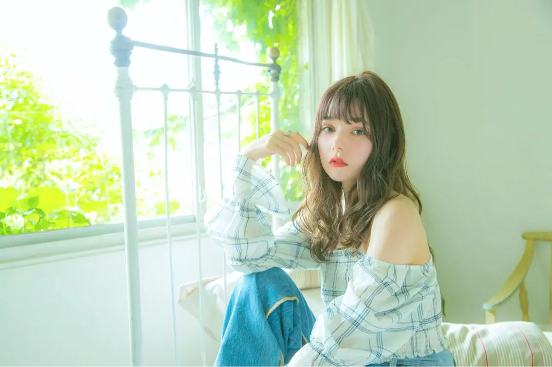 ロング カラー ベージュカラー ブリーチ ブリーチなしカラー レイヤー/艶髪/ 髪質改善/YUYAのヘアスタイル