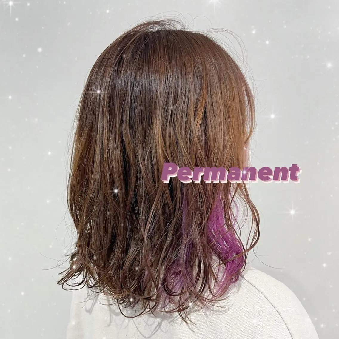 ミディアム パーマ うる艶カラー asukaのヘアスタイル