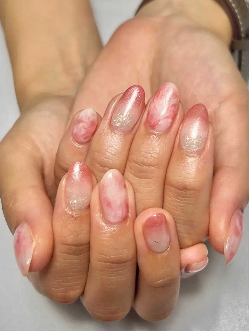 ネイル シンプルネイル nail salon Cuoréのネイルデザイン