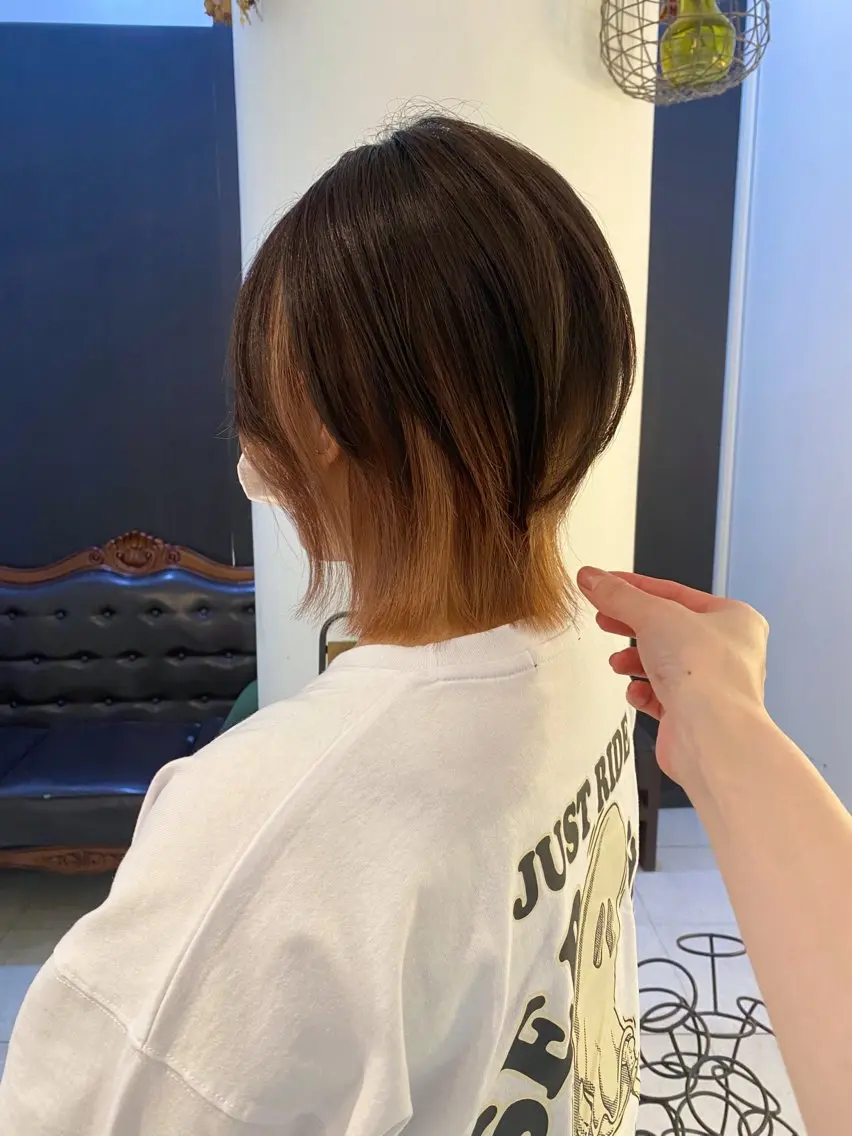 ショート カラー カット ヘアカラー トリートメント mai / linoah˚✧のヘアスタイル
