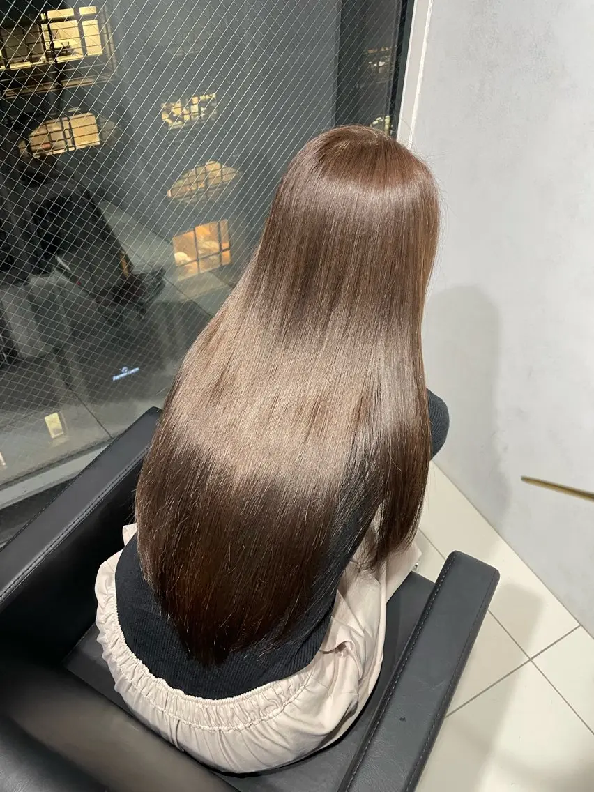 ロング カラー 髪質改善 ヘアカラー トリートメント ✨髪質改善✨美髪 矯正🫧小泉のヘアスタイル