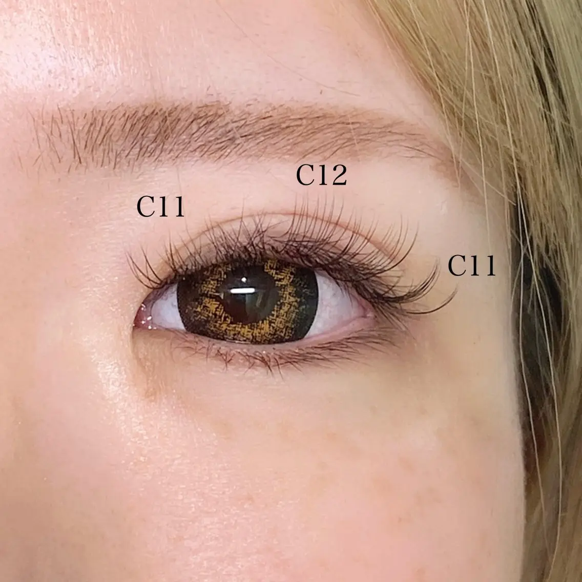 マツエク・マツパ マツエク Veil chihiroのマツエク・マツパデザイン