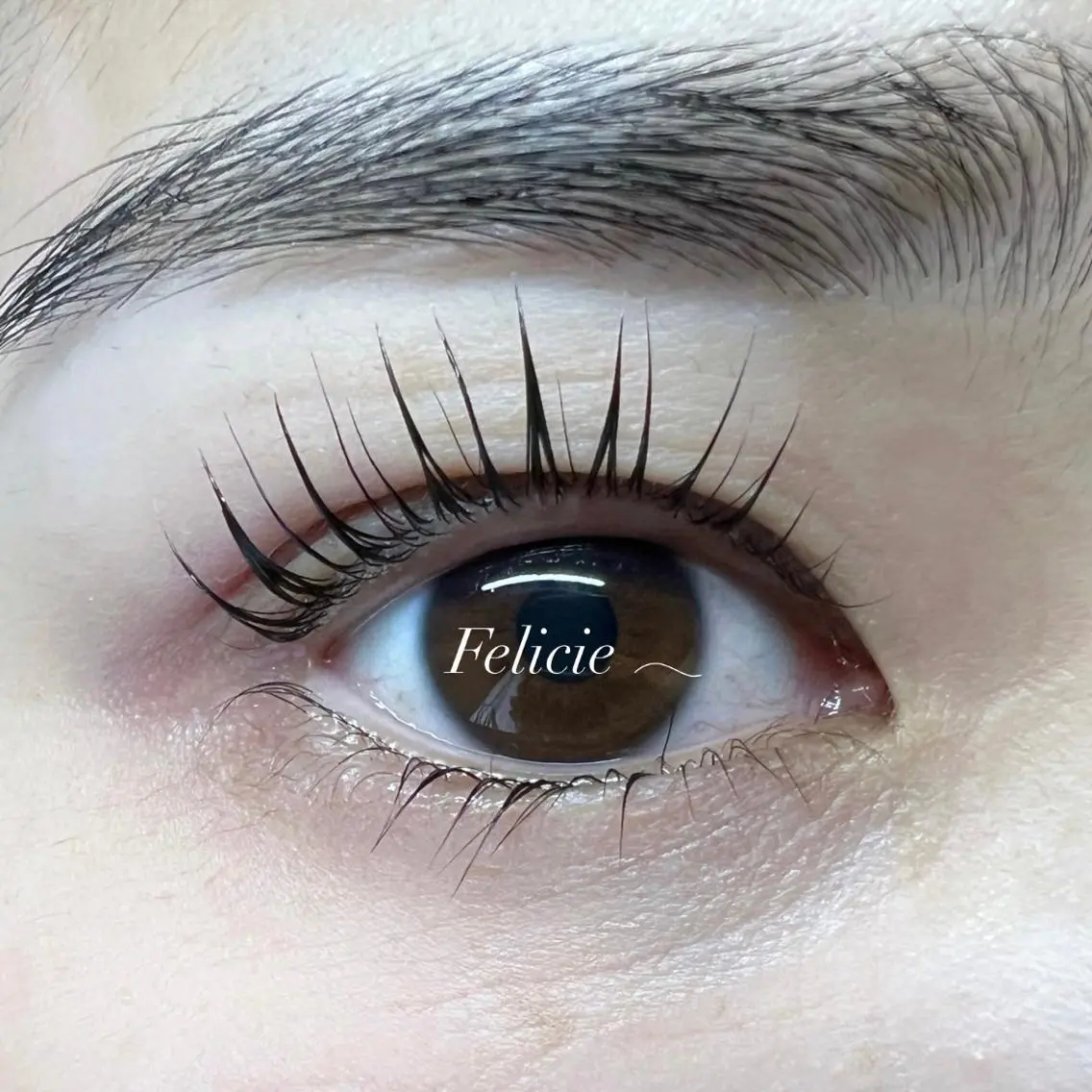マツエク・マツパ パリジェンヌラッシュリフト Felicie＊ Sayakaのマツエク・マツパデザイン