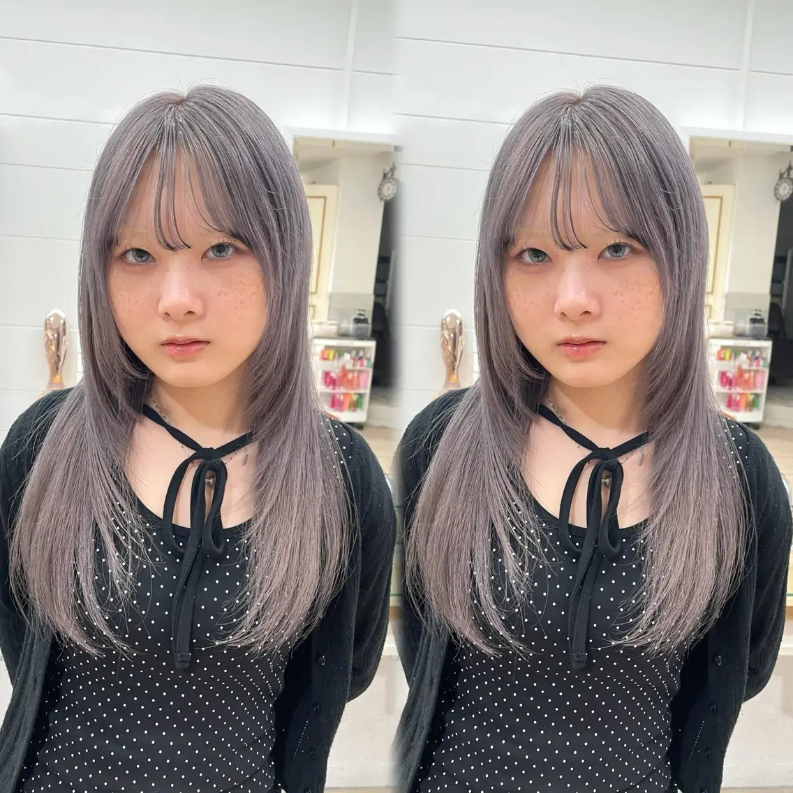 ケアブリーチ➕髪質改善カラーの写真