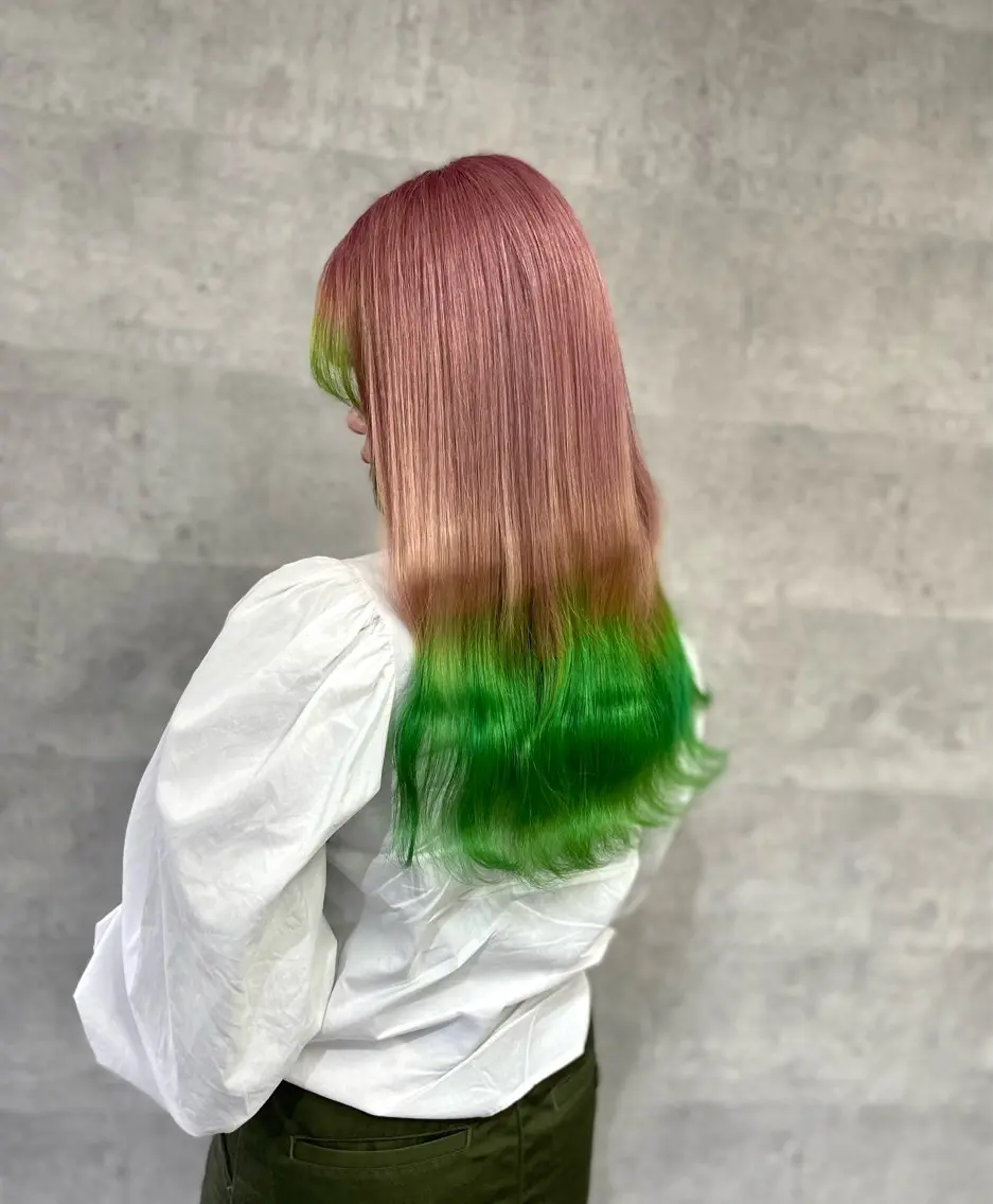 カラー ヘアカラー yasuハイトーン/ デザインカラーのヘアスタイル