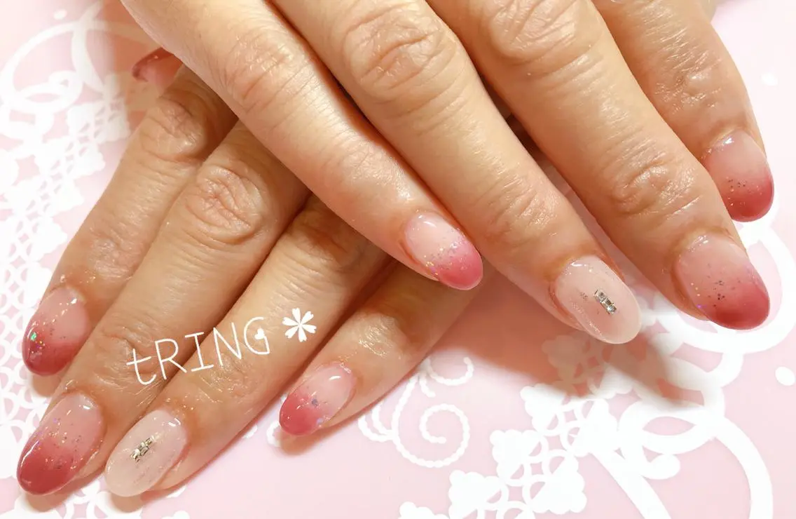 ネイル ハンドネイル tRING＊ しいの木台のネイルデザイン