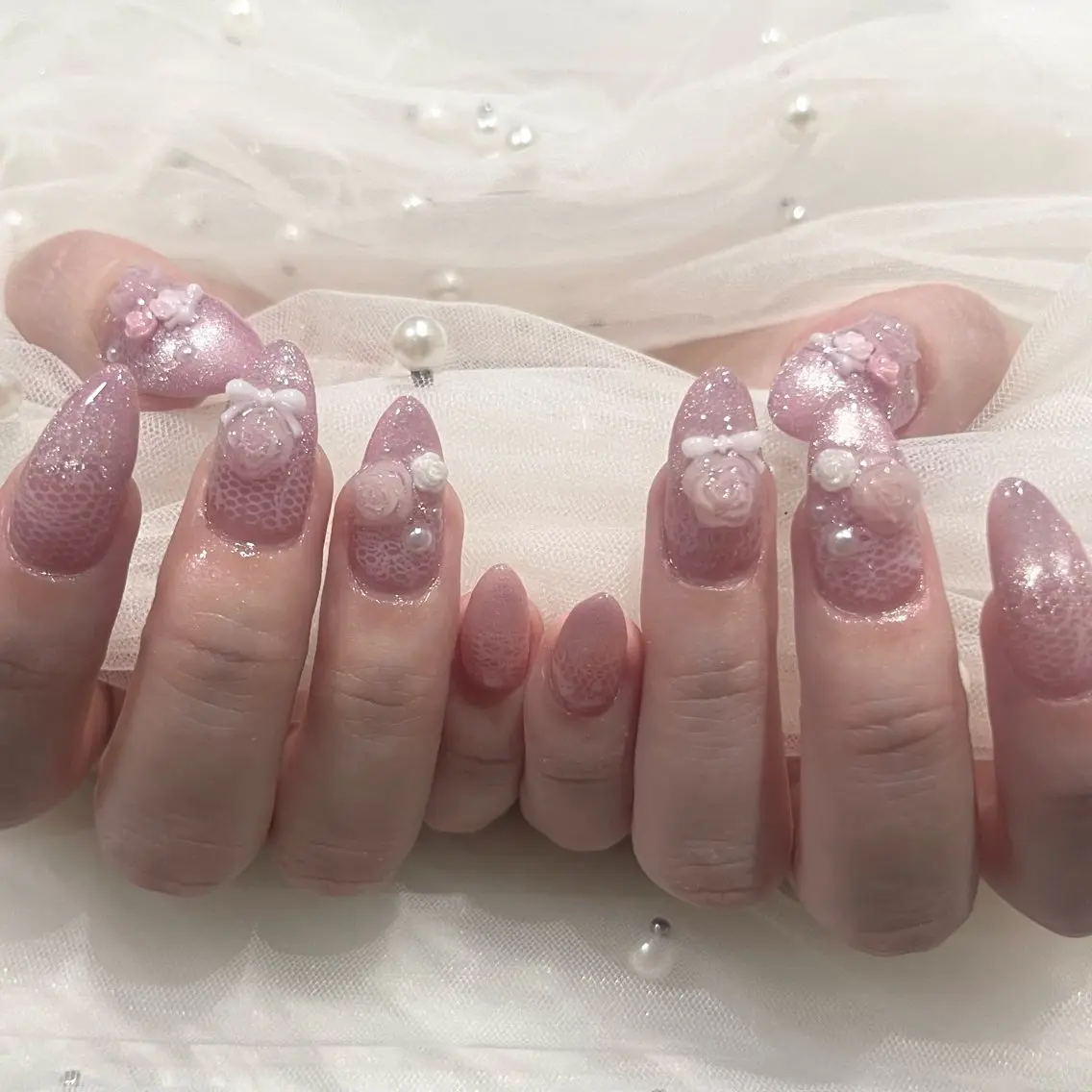 ネイル ハンドネイル 🧁fein. nana🩵のネイルデザイン