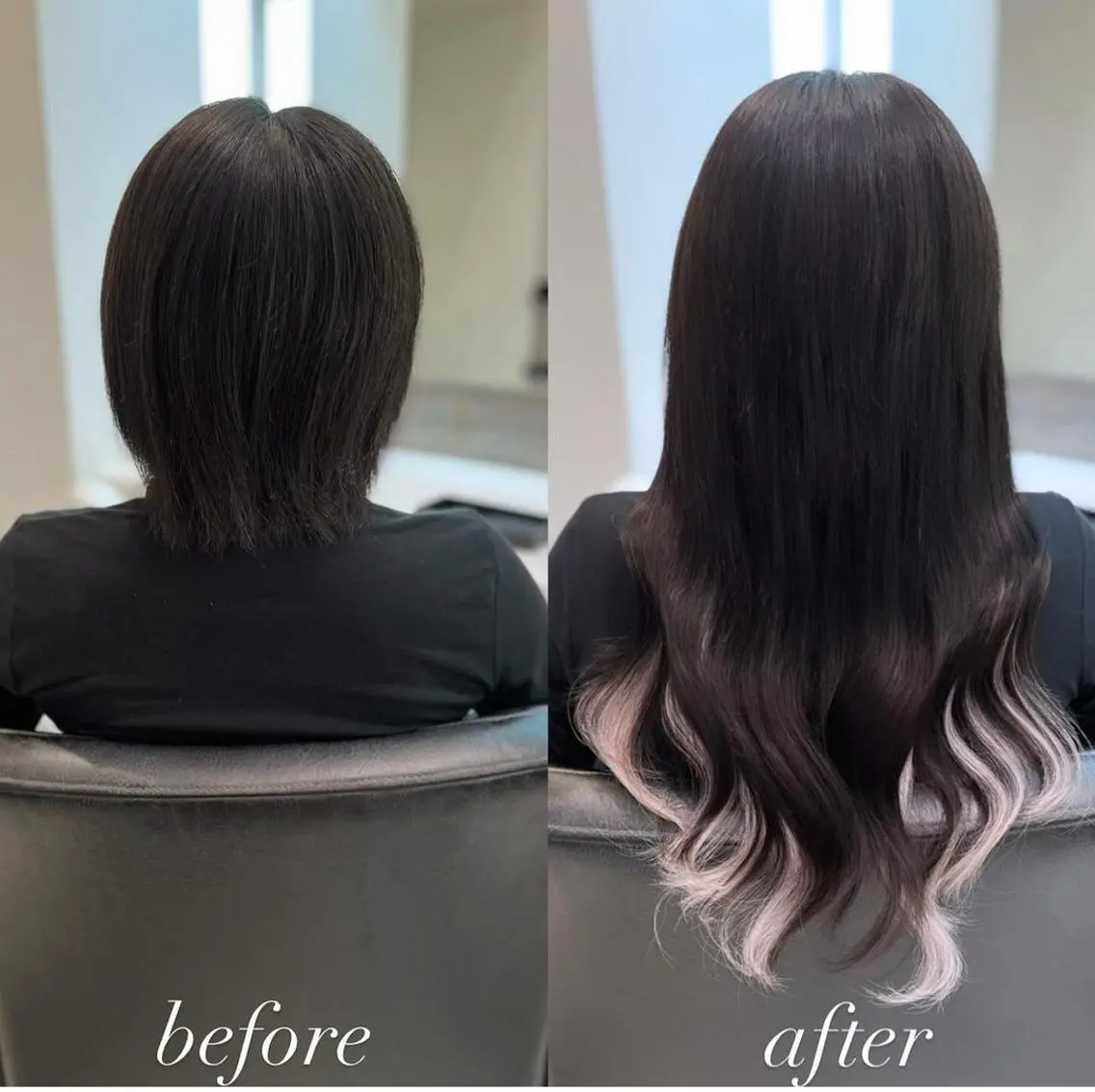 セミロング カラー ヘアアレンジ 🎆浴衣着付け👘 ✨ヘアセット🐹のヘアスタイル