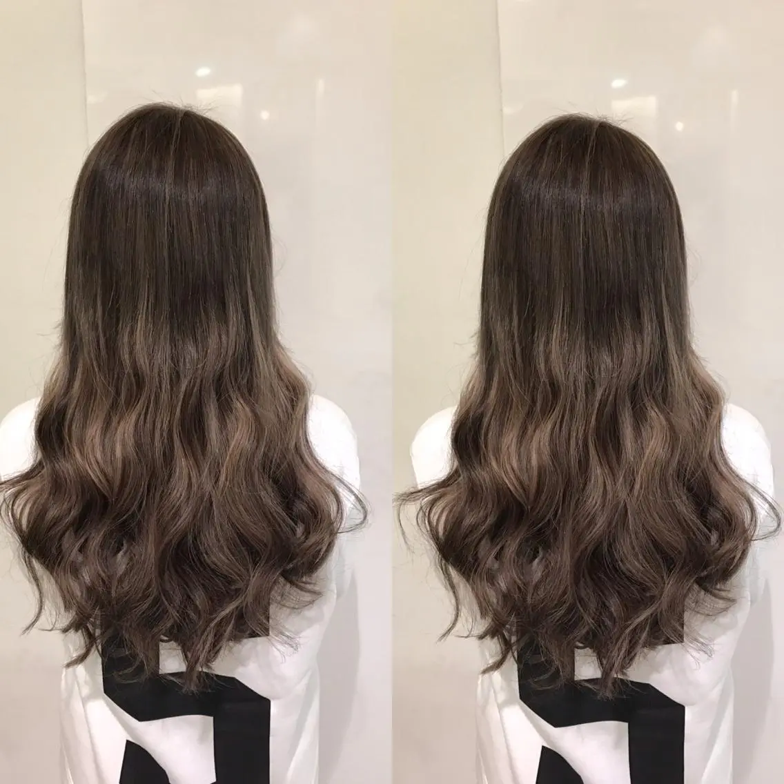 カット付🌈カラー+プチトリートメント+シールエクステ60本☆の写真