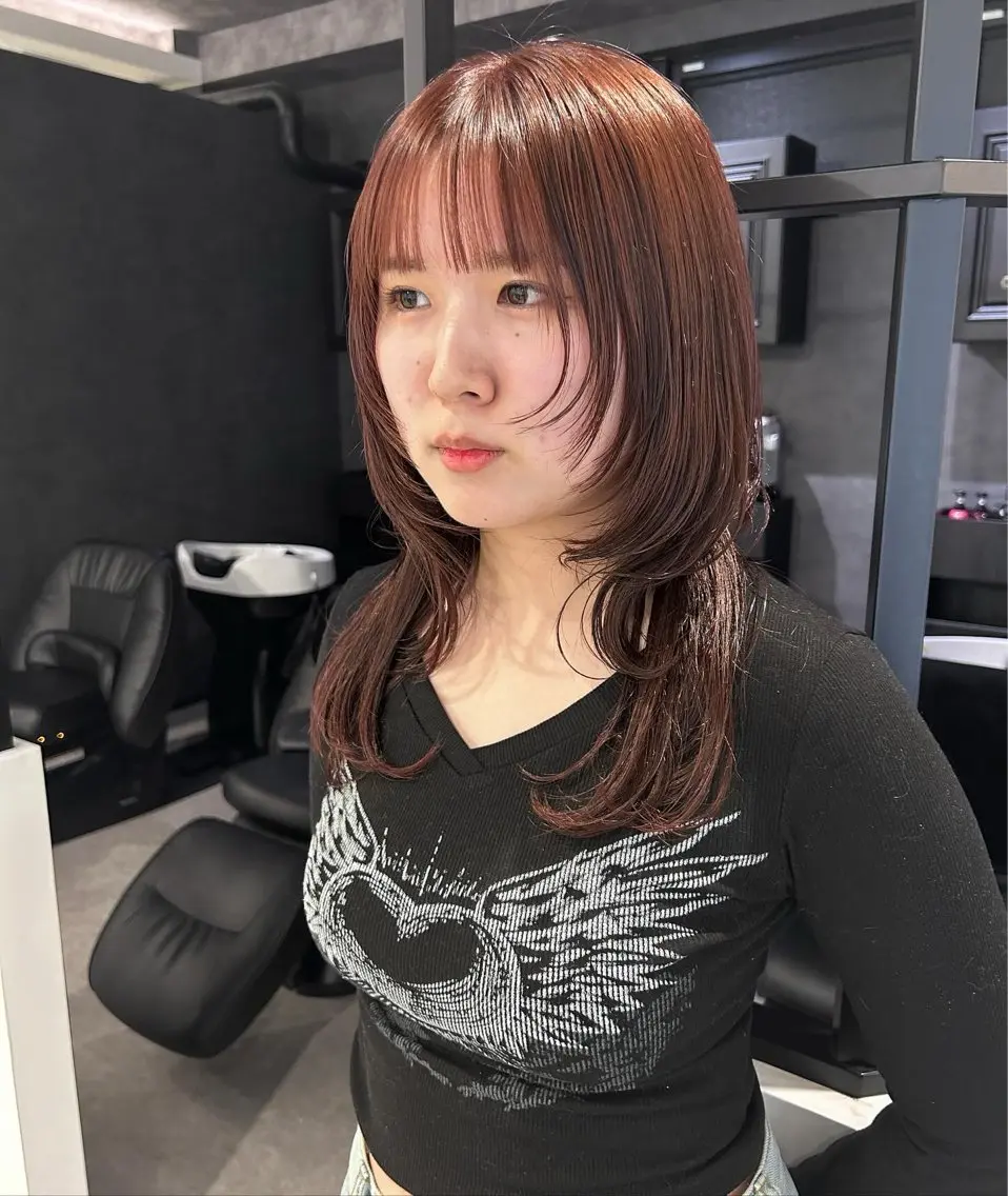 セミロング カラー 河野いずみ レイヤー/ボブ 🤍のヘアスタイル