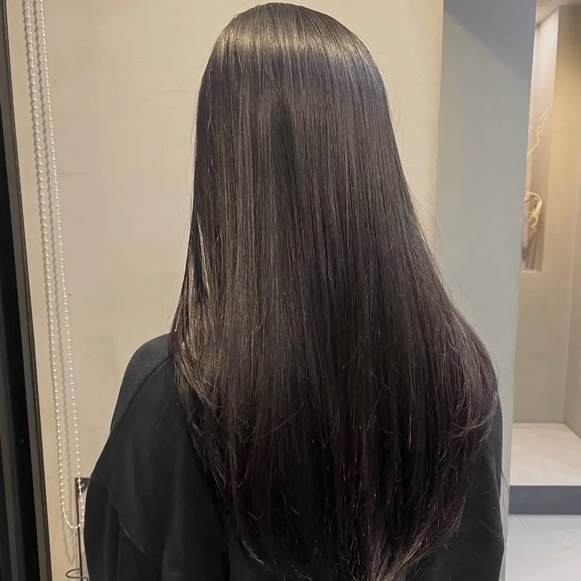 ロング パーマ ロングレイヤー レイヤーカット ロング 縮毛矯正 カット 縮毛矯正 なな/ICI/レイヤ ーパーマ/上前津のヘアスタイル