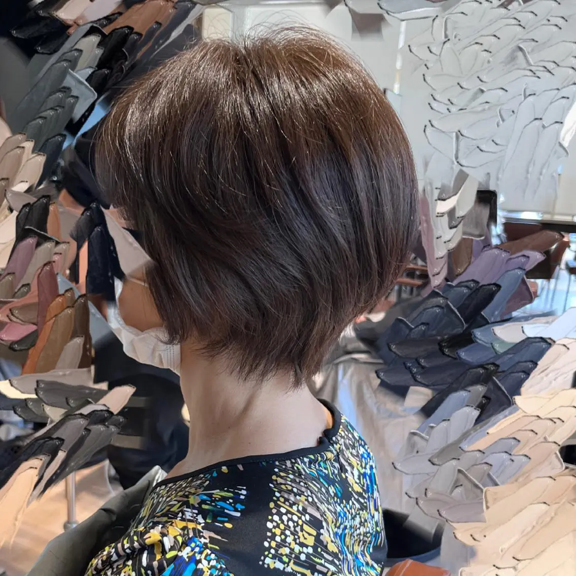 ショート くびれヘア ショートヘア 赤羽今日子/レイヤー /盛れる顔まわりのヘアスタイル