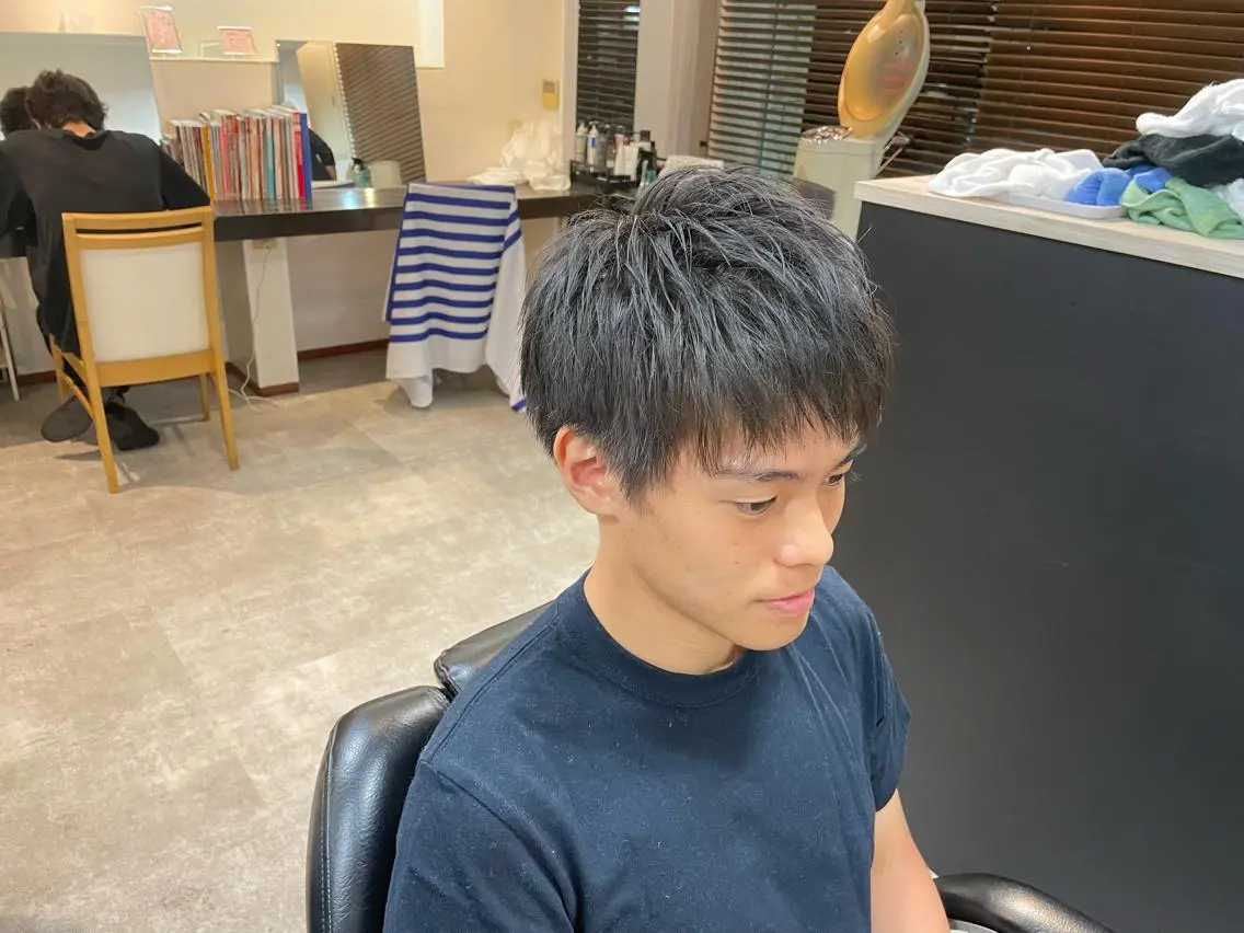 ショート メンズ 綾田 一蔵のヘアスタイル