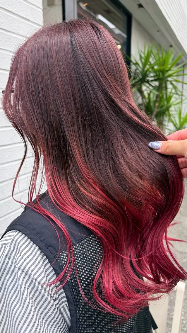 カラー 佐土原 さくらのヘアスタイル