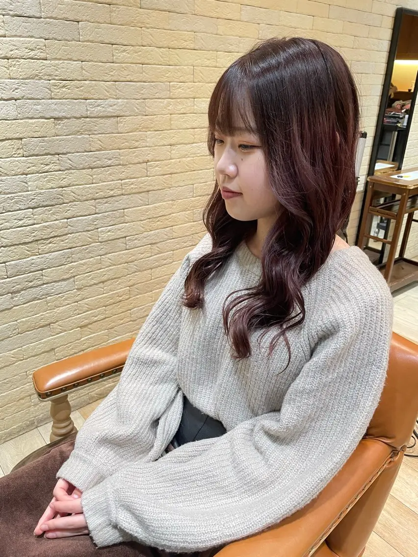 セミロング 亀川蓮 Agu hairのヘアスタイル