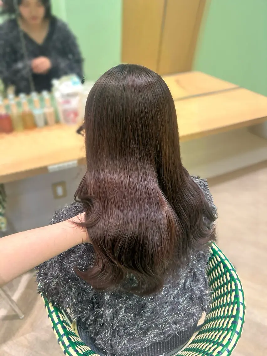 ロング ヘアカラー 💖韓国ヘア/ハイト ーン💖mikotoのヘアスタイル