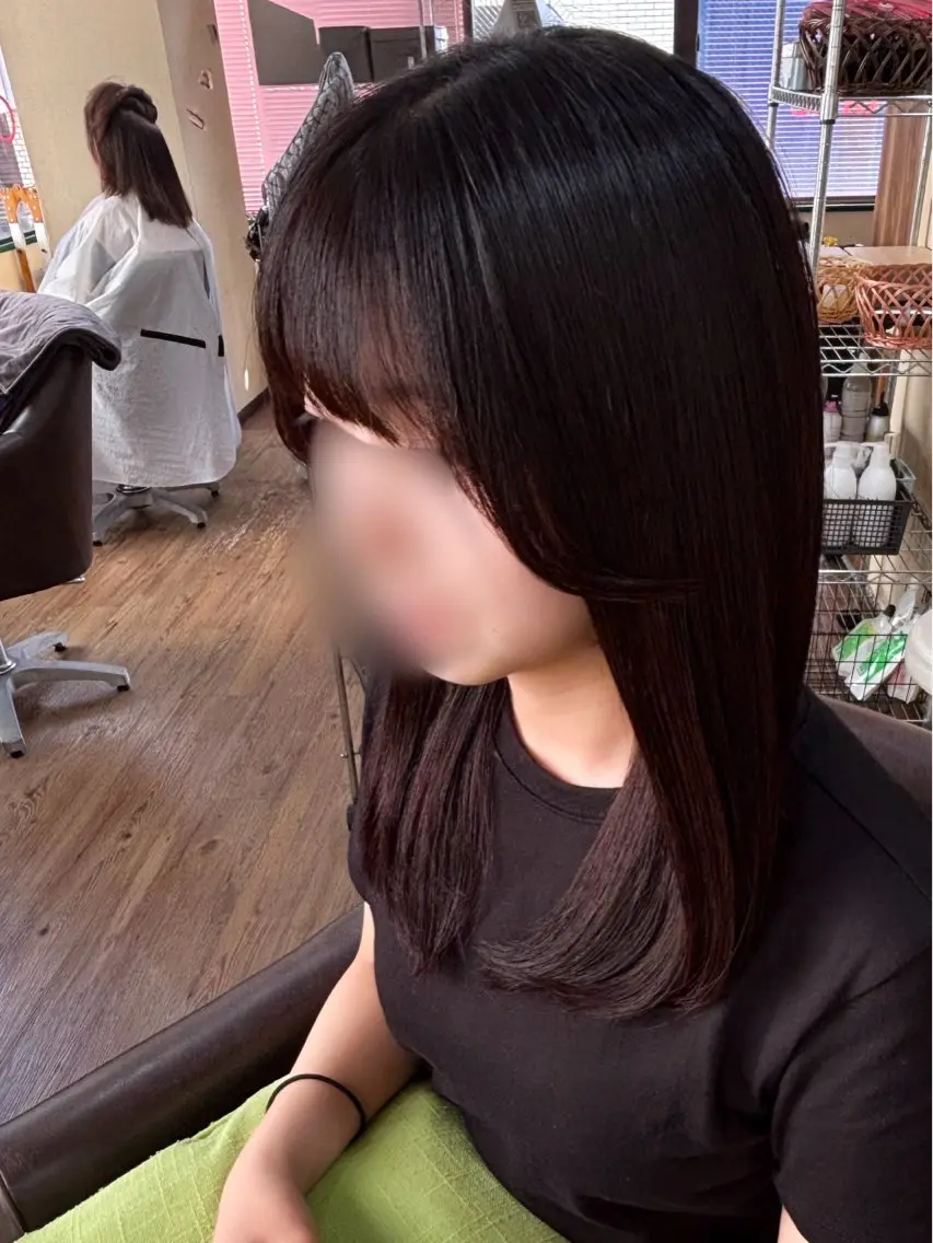 ロング カット . kanokoのヘアスタイル