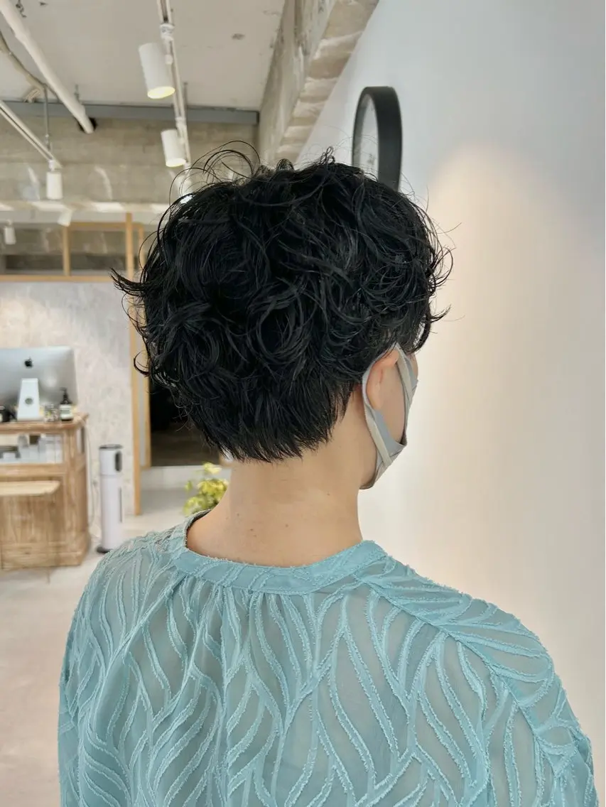 ショート パーマ カット パーマ ✨恵比寿/代官山 ✨ ショートヘYUIのヘアスタイル