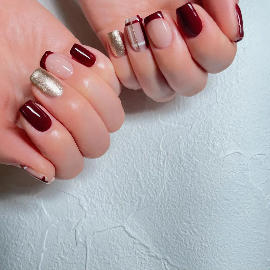 ネイル フレンチネイル 持ち込み ニュアンスネイル ショートネイル シンプルネイル & BE nail アンドビーネイルのネイルデザイン