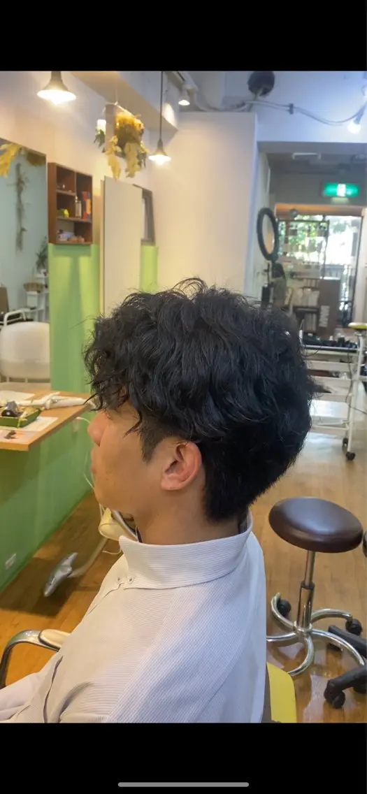 パーマ ヘアアレンジ メンズ メンズパーマ カット パーマ 20代〜40代 大塚🌱松原大将のヘアスタイル