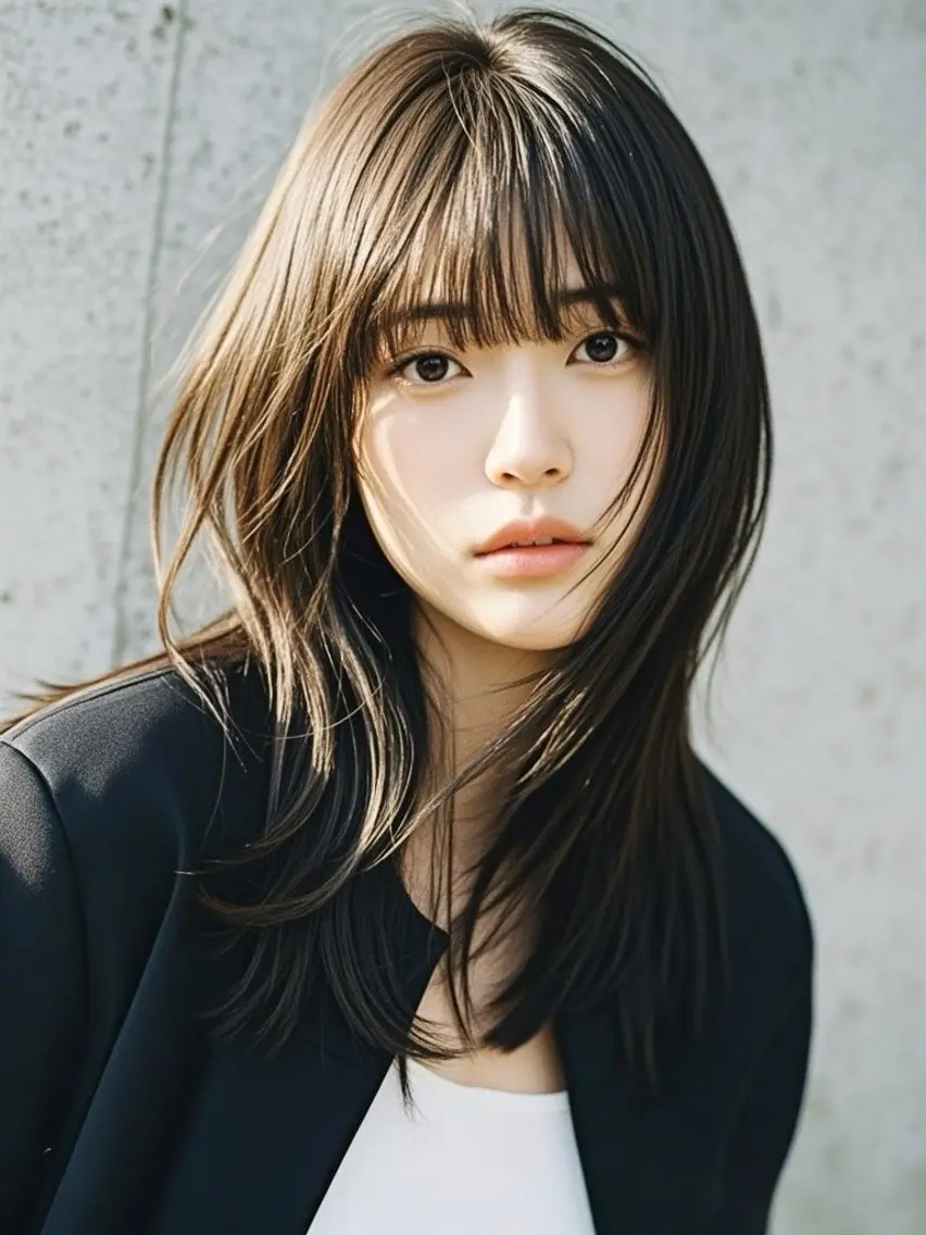 セミロング ショートボブ セミロングパーマ アッシュ ボブ くびれヘア カット ヘアカラー トリートメント ウルフカット 811 大阪梅田 ウルフのヘアスタイル