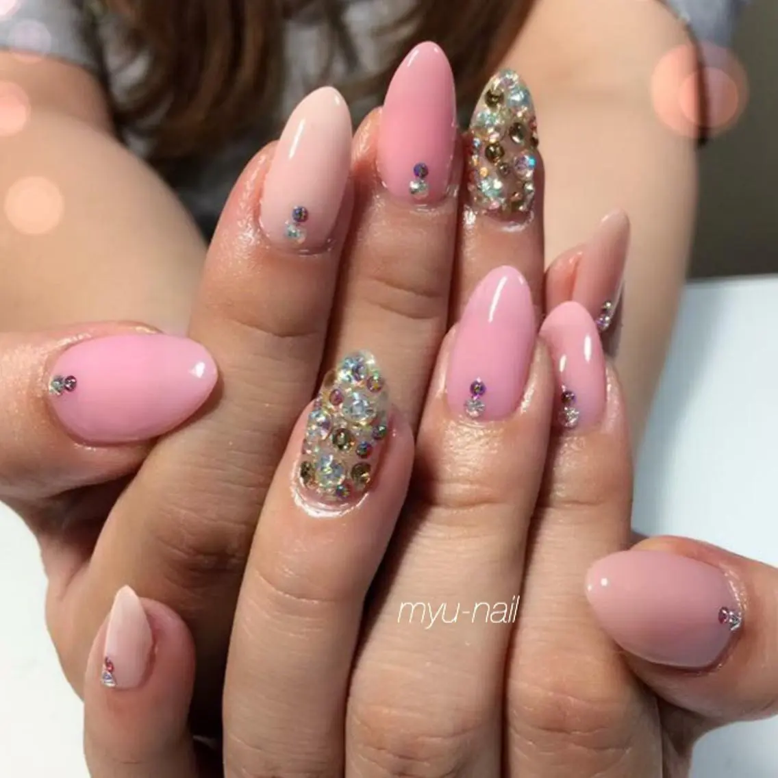 ネイル ジェルネイル シンプルネイル ホームサロン myu-nailのネイルデザイン