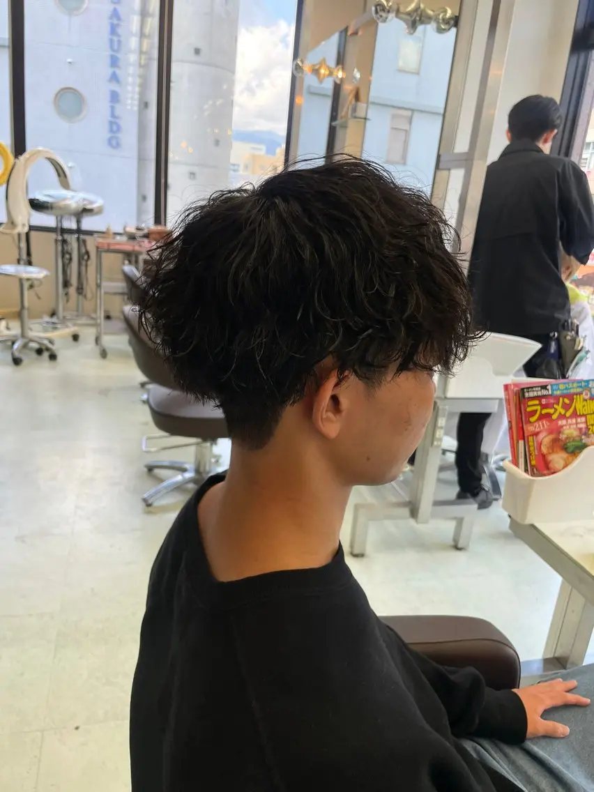 パーマ メンズ メンズパーマ カット パーマ ✨似合わせ特化美容師 WILL上村 拳吾のヘアスタイル
