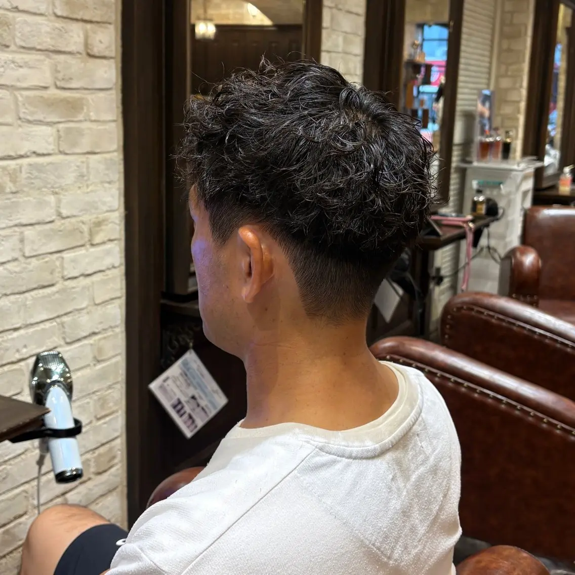 パーマ メンズ メンズパーマ スパイラルパーマ 🐺イノウエ サキ🐺のヘアスタイル