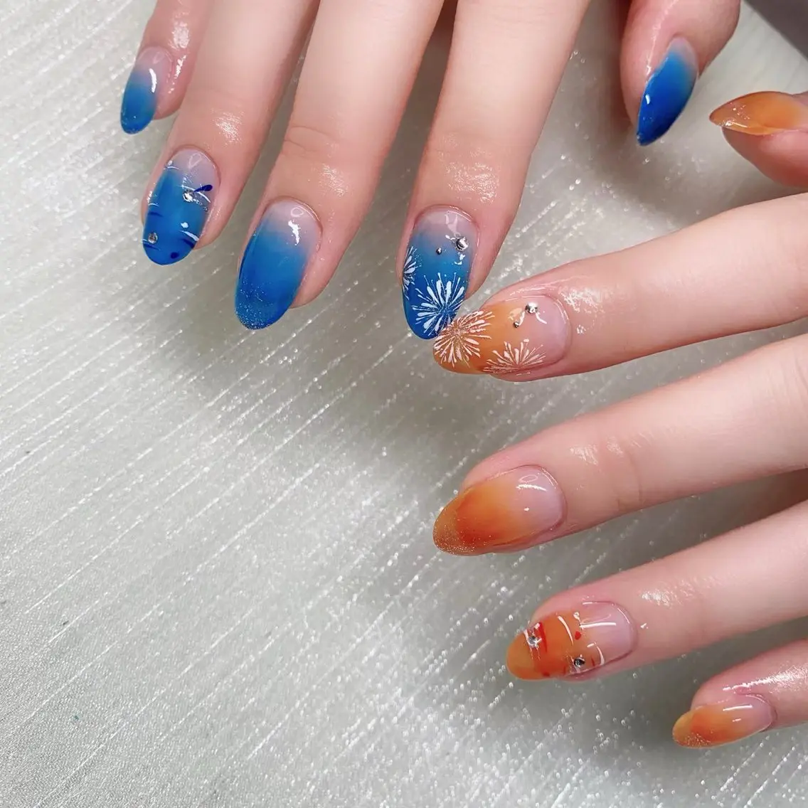 ネイル 長さ出し ハンドネイル Nailist suzuのネイルデザイン