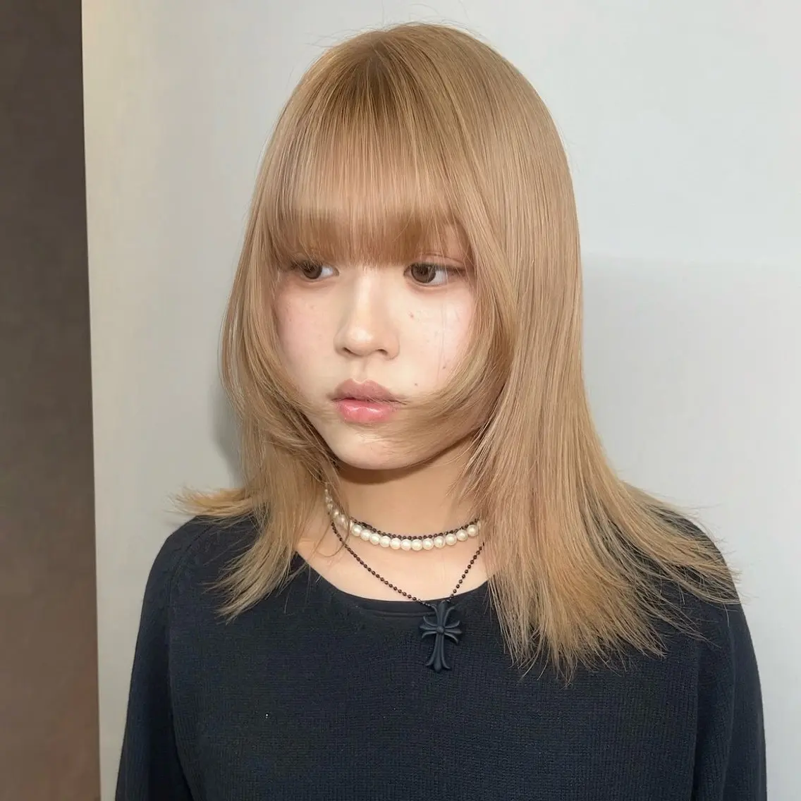 【ケアブリーチ】ブリーチ＋カラー＋トリートメント💖 従来より髪に優しいブリーチ🍀の写真