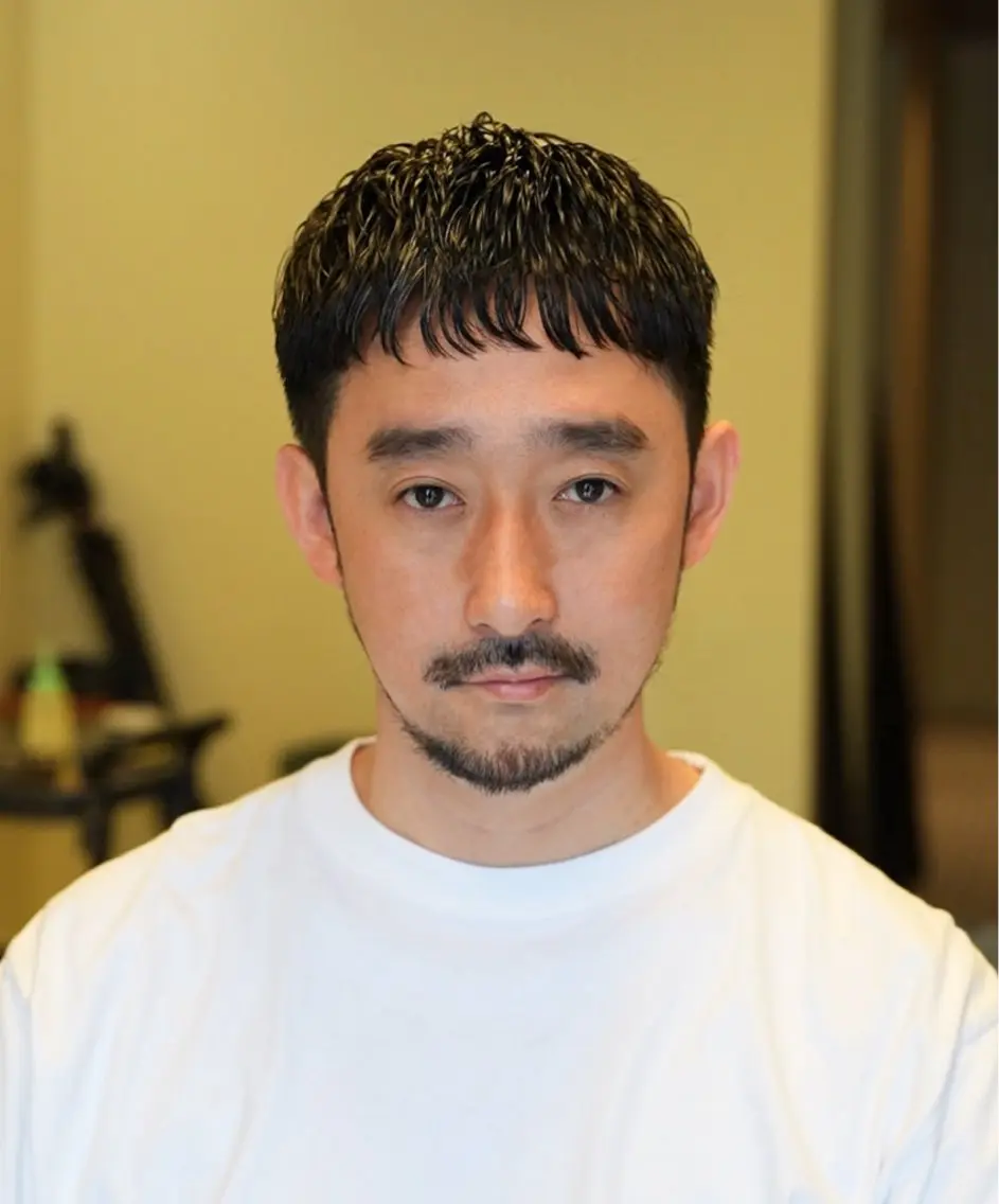 ショート メンズ メンズパーマ メンズカット✂️ パーマ🌀 サトエリのヘアスタイル